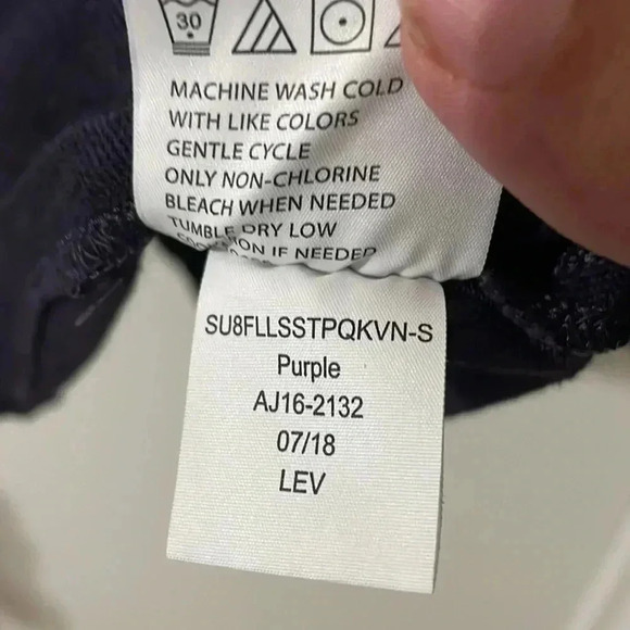 FAIRLANE Men's Purple Long Sleeve Button-Down Shirt Size Large Slim Fit - Picture 4 of 9